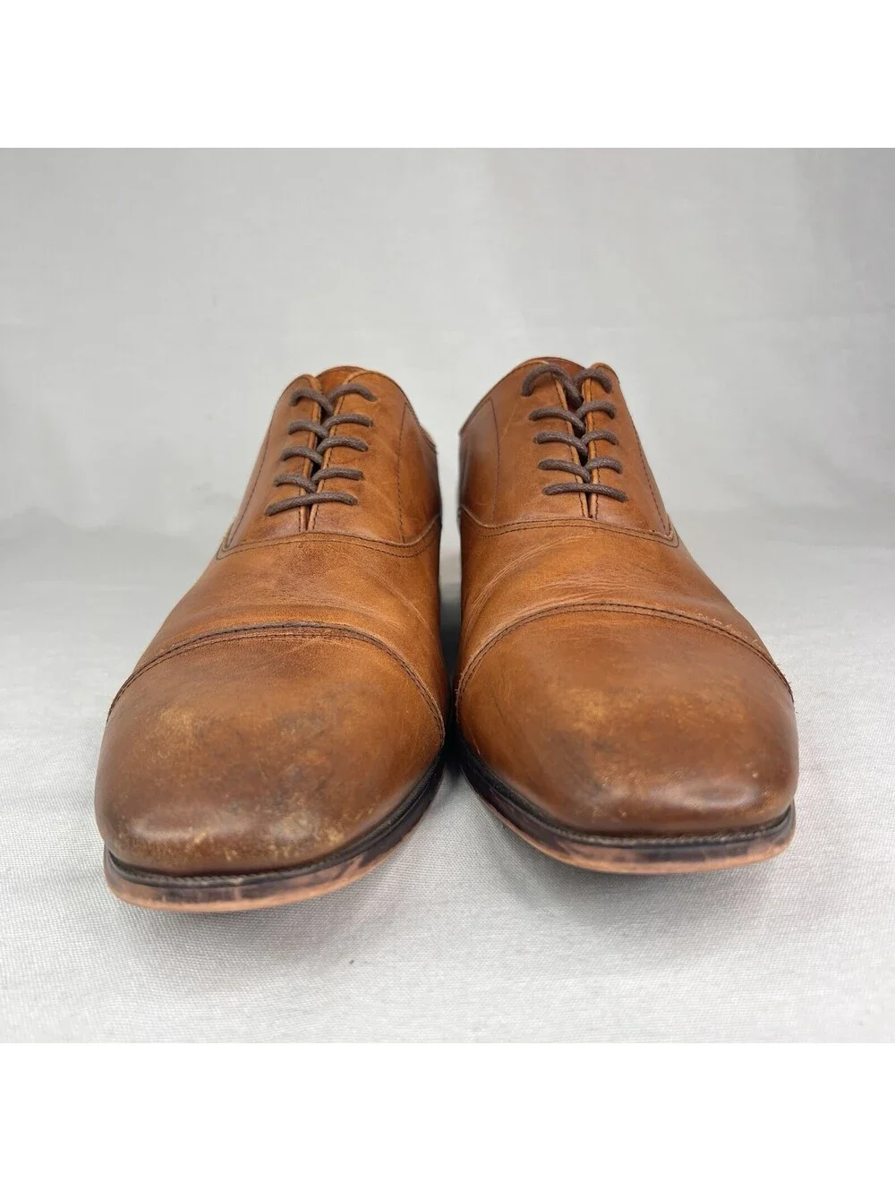 Florsheim Dress Shoes Men’s 10.5 Narrow Brown Leather Midtown Oxford Classy